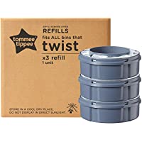 Los mejores  - Tommee Tippee Sangenic Recambios Sistema avanzado para desechar pañales Twist &amp- Click- Paquete de 3 Unidades…